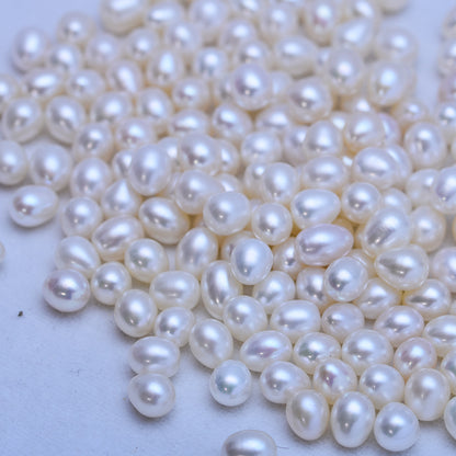 5-9mm Water Drop Rice Pearls Loose Beads AAAA