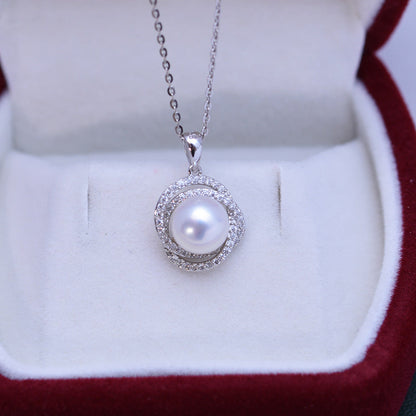 Nest Freshwater Pearl Pendant Necklace S302